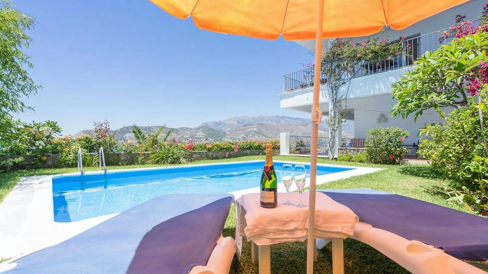 Sunny Villa With Private Pool In Almunecar La Herradura  Spain
